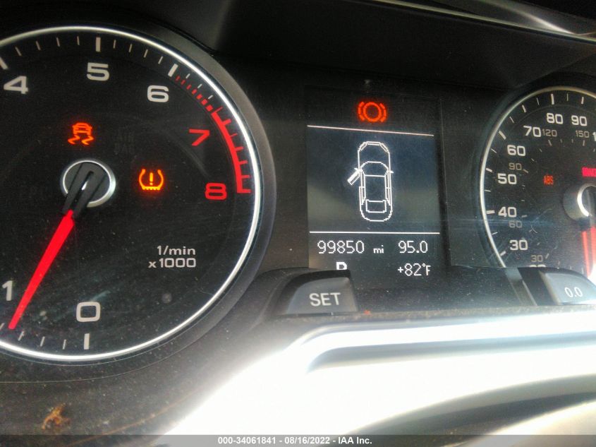 2013 AUDI A4 PREMIUM WAUAFAFLXDA144789