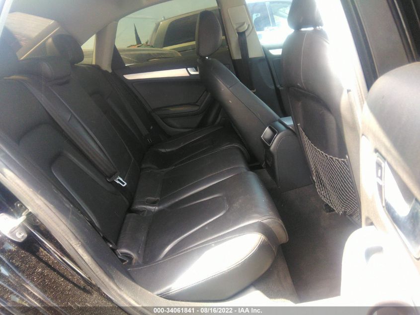 2013 AUDI A4 PREMIUM WAUAFAFLXDA144789