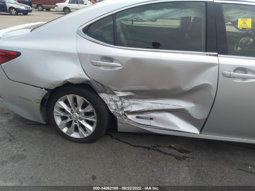 2013 LEXUS ES 300H HYBRID JTHBW1GG7D2028578