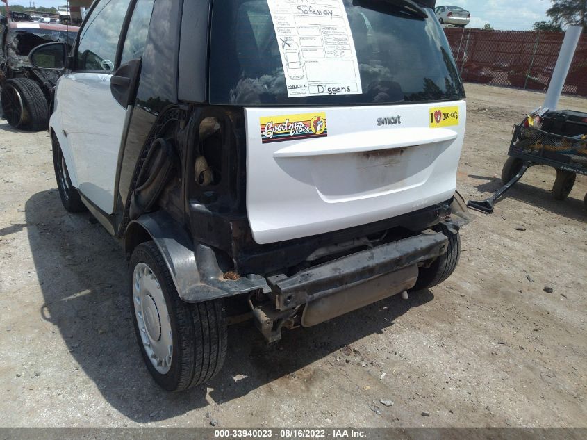 2013 SMART FORTWO PURE/PASSION WMEEJ3BA0DK685946