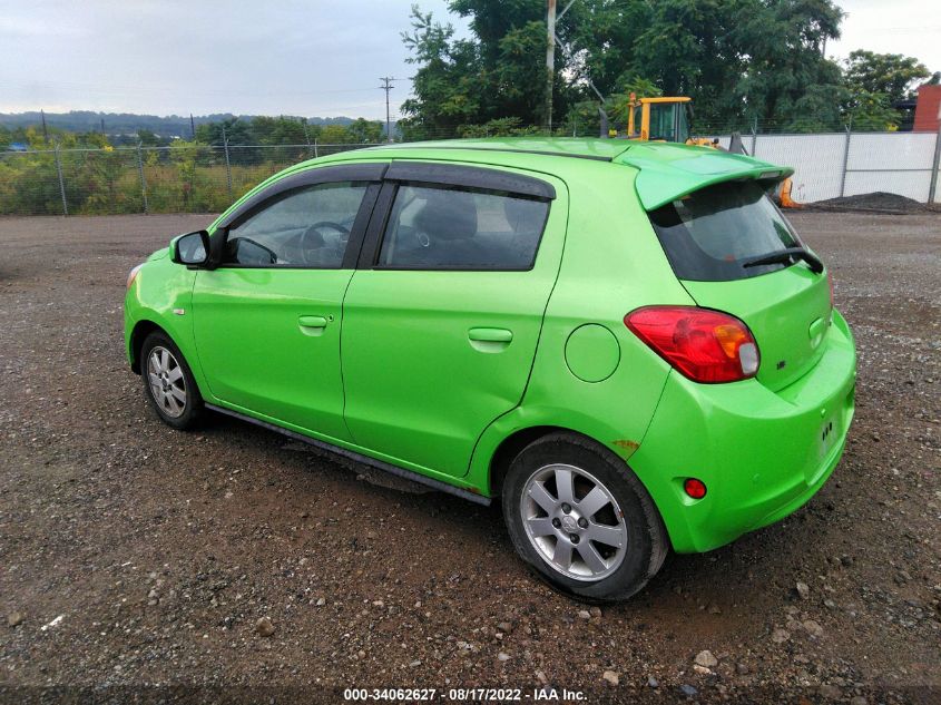 2014 MITSUBISHI MIRAGE ES ML32A4HJ1EH006752