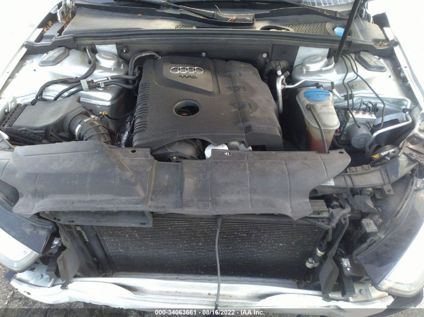 2013 AUDI A4 PREMIUM PLUS WAUFFAFL8DN026898