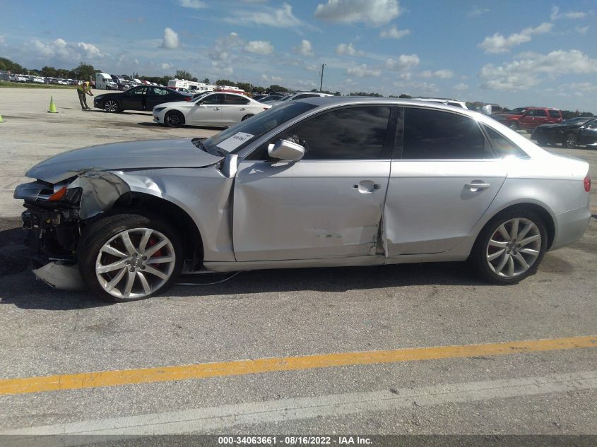 2013 AUDI A4 PREMIUM PLUS WAUFFAFL8DN026898