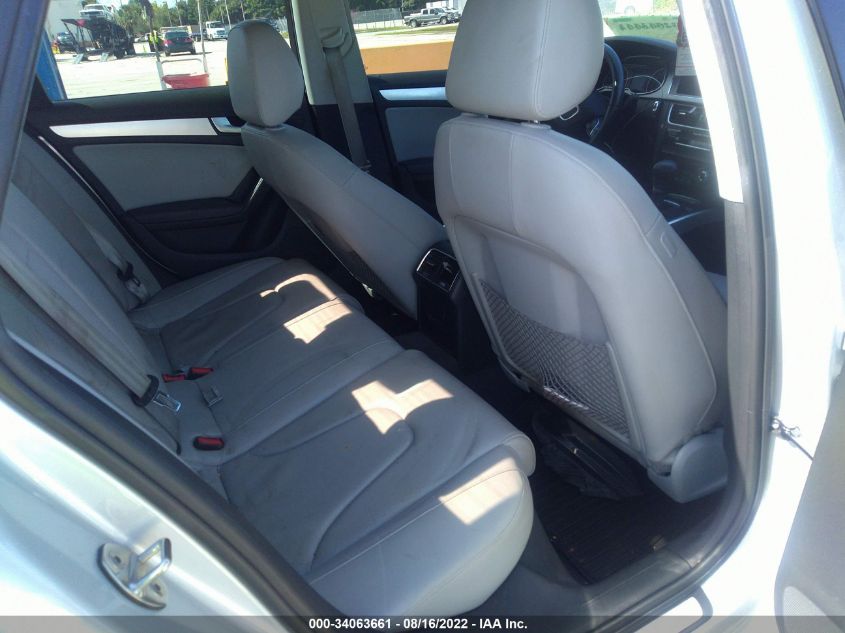 2013 AUDI A4 PREMIUM PLUS WAUFFAFL8DN026898