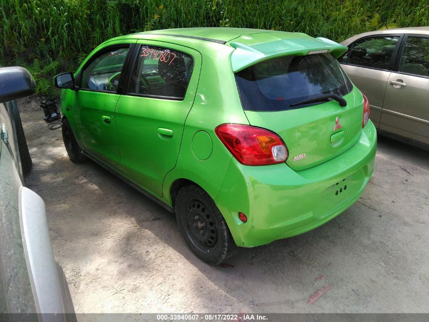 2014 MITSUBISHI MIRAGE ES ML32A4HJ6EH006617