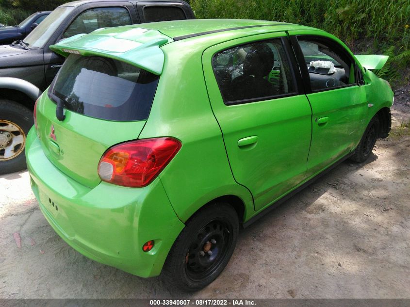 2014 MITSUBISHI MIRAGE ES ML32A4HJ6EH006617