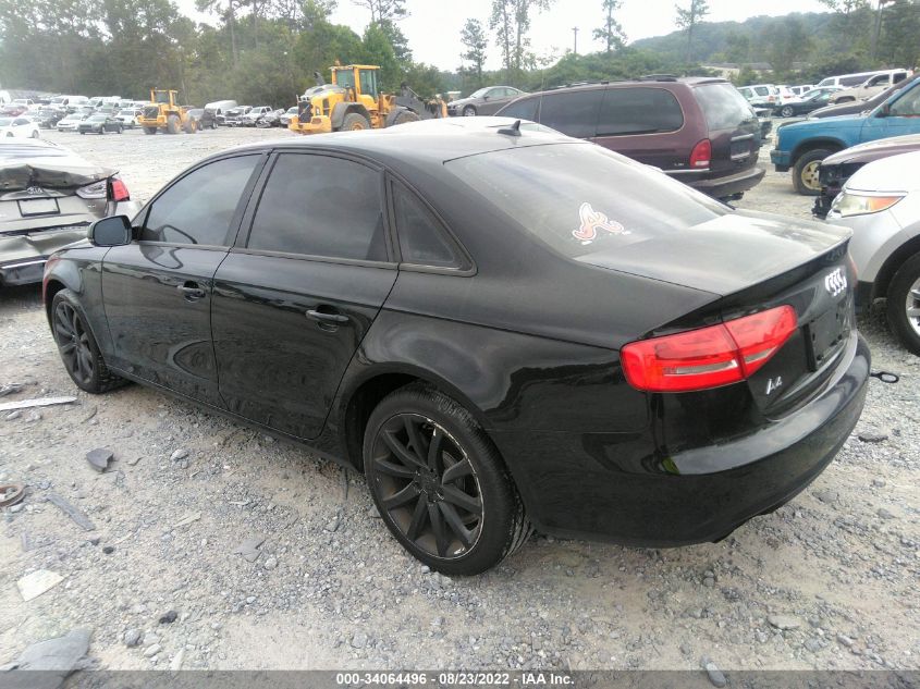 2014 AUDI A4 PREMIUM WAUAFAFL0EN024557