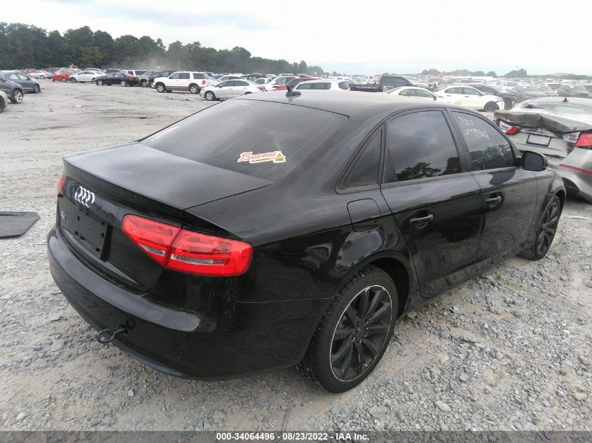 2014 AUDI A4 PREMIUM WAUAFAFL0EN024557