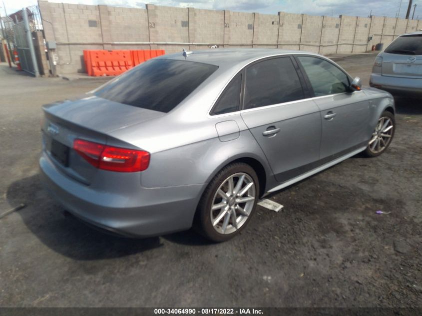 2015 AUDI A4 PREMIUM WAUAFAFL7FA075742