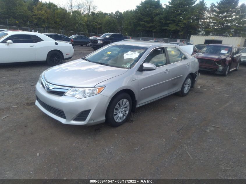 2013 TOYOTA CAMRY HYBRID LE/XLE 4T1BD1FK1DU083377