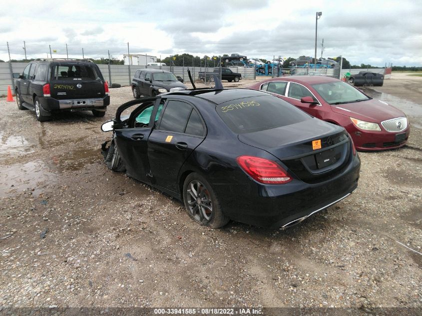 2015 MERCEDES-BENZ C 300 4MATIC 55SWF4KB2FU047439