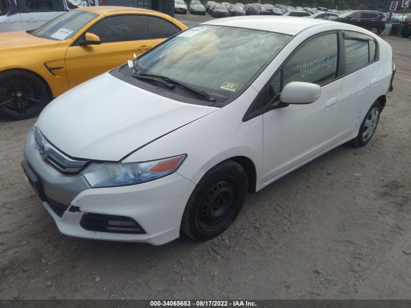 2014 HONDA INSIGHT LX JHMZE2H54ES001313
