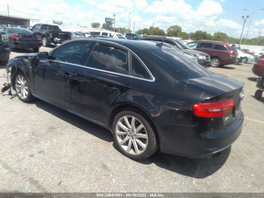 2014 AUDI A4 PREMIUM WAUAFAFLXEN002937