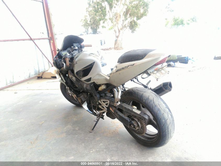 2003 HONDA CBR600 F4 JH2PC35113M400100