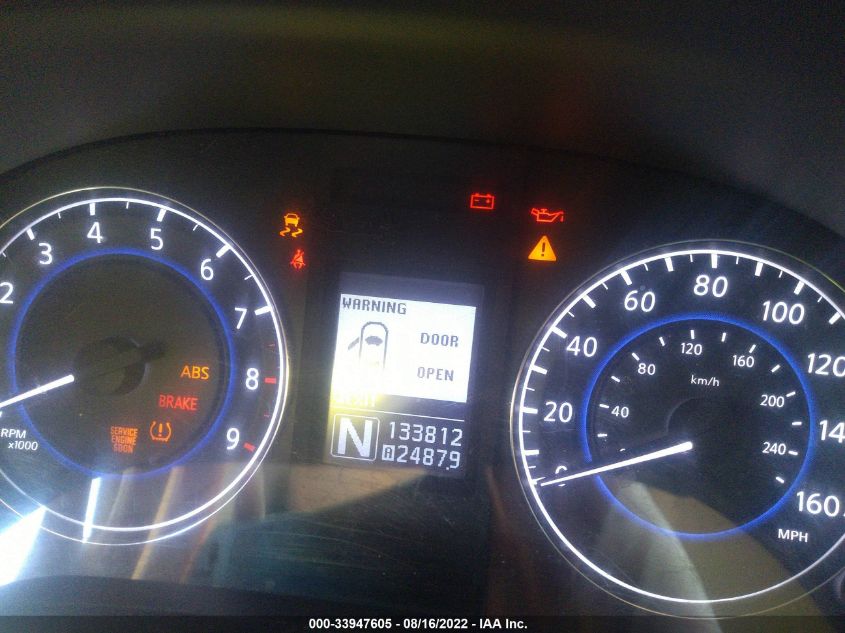 2013 INFINITI G37 SEDAN JOURNEY - JN1CV6AP8DM712688