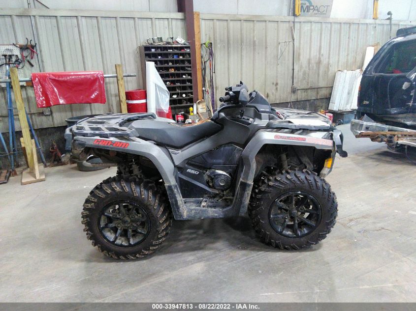 2017 CAN-AM OUTLANDER 650 XT 3JBLKAJ25HJ000229