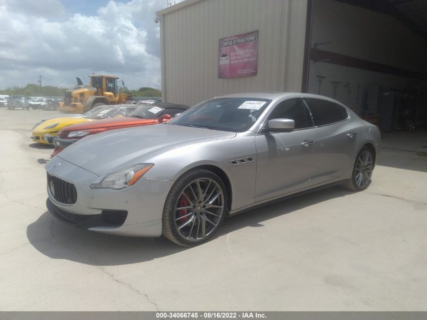 2014 MASERATI QUATTROPORTE S Q4 ZAM56RRA6E1084035