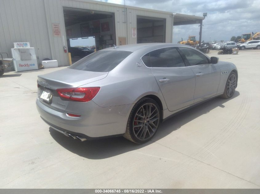 2014 MASERATI QUATTROPORTE S Q4 ZAM56RRA6E1084035