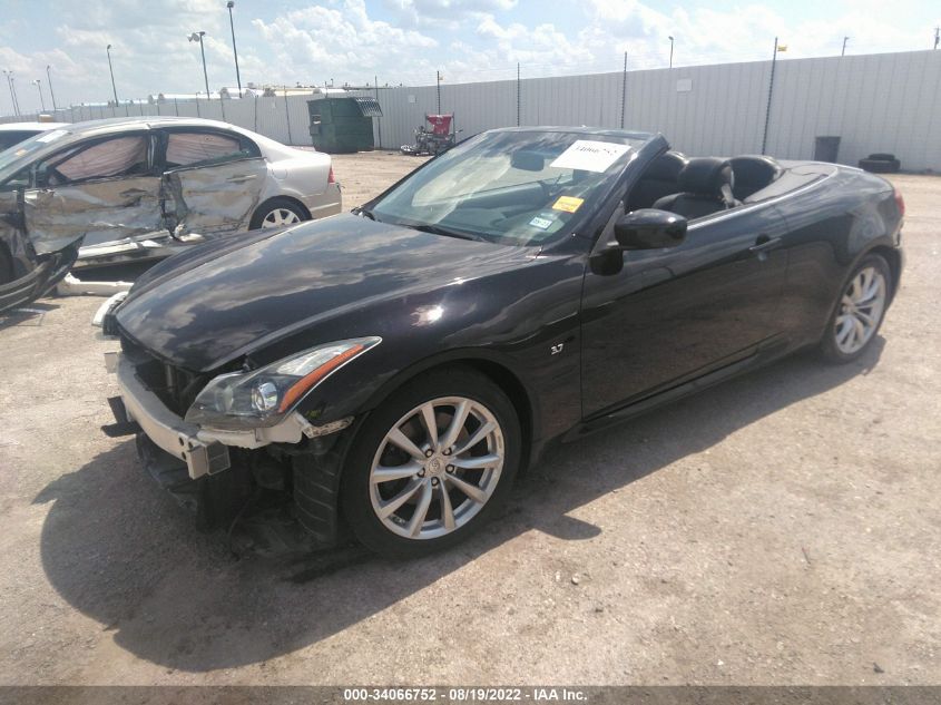 2014 INFINITI Q60 CONVERTIBLE JN1CV6FE6EM901610
