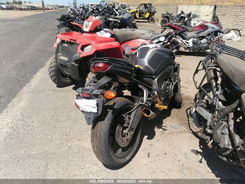 2012 YAMAHA FZ8 NC JYARN27Y1CA000504