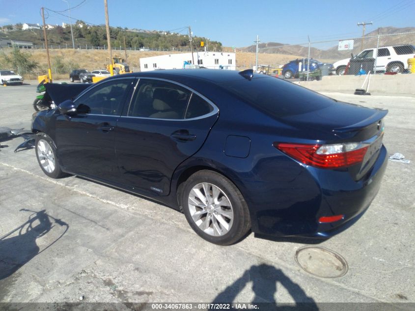 2015 LEXUS ES 300H HYBRID JTHBW1GG0F2079648