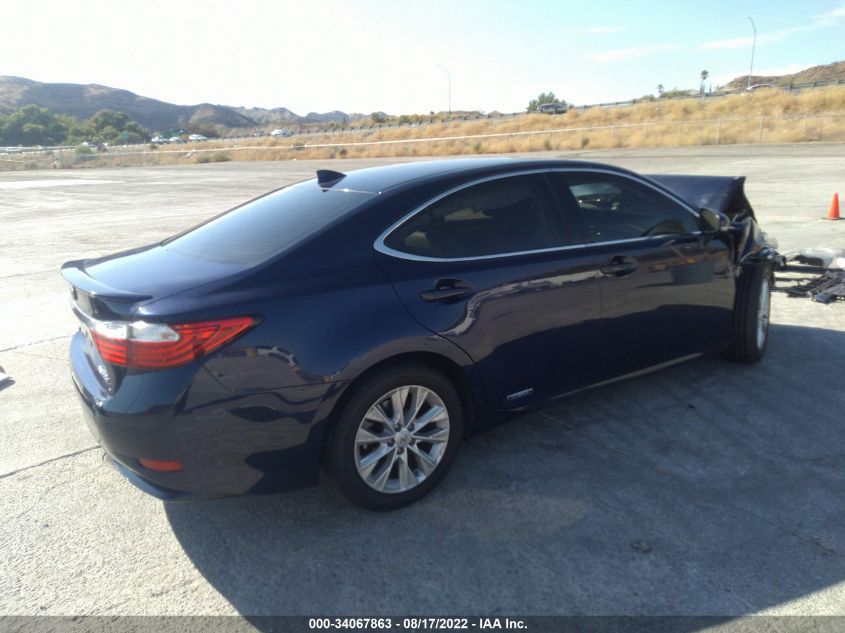 2015 LEXUS ES 300H HYBRID JTHBW1GG0F2079648