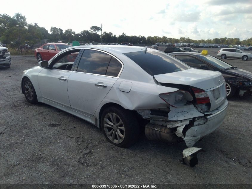 2013 HYUNDAI GENESIS 3.8L KMHGC4DD1DU243997