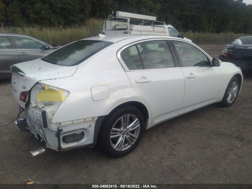 2013 INFINITI G37 SEDAN X JN1CV6AR3DM357723