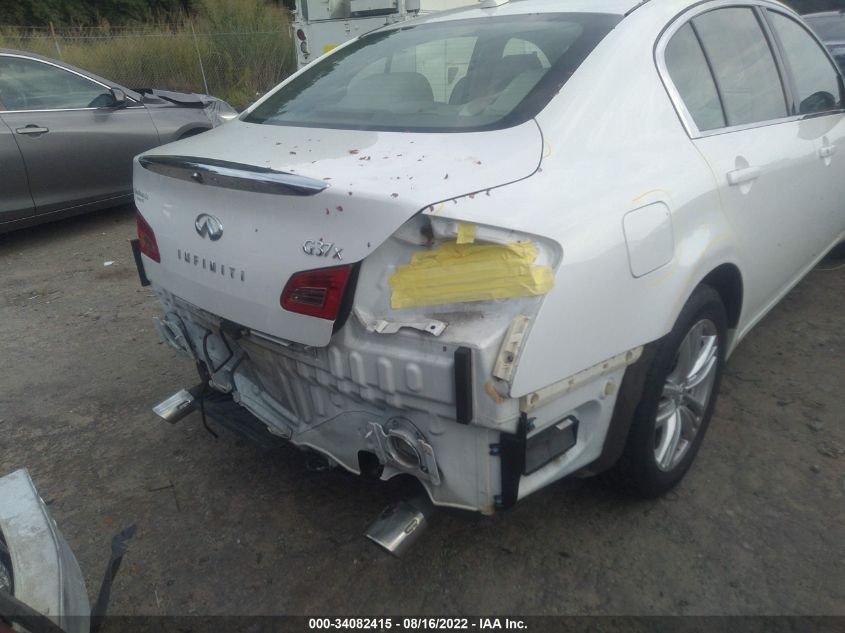 2013 INFINITI G37 SEDAN X JN1CV6AR3DM357723