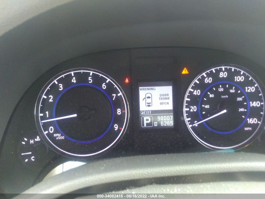 2013 INFINITI G37 SEDAN X JN1CV6AR3DM357723