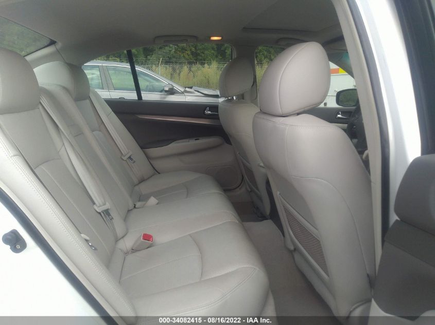 2013 INFINITI G37 SEDAN X JN1CV6AR3DM357723