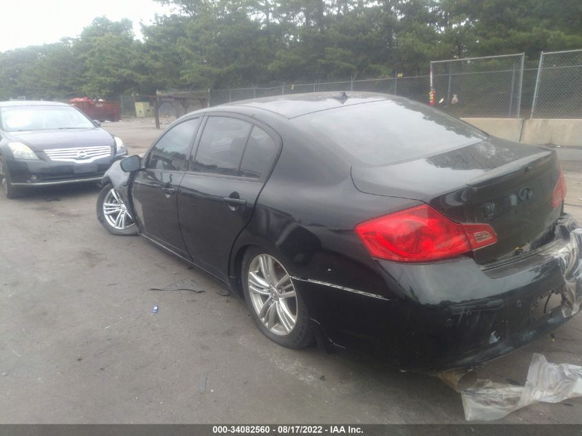 2013 INFINITI G37 SEDAN X JN1CV6AR1DM763077