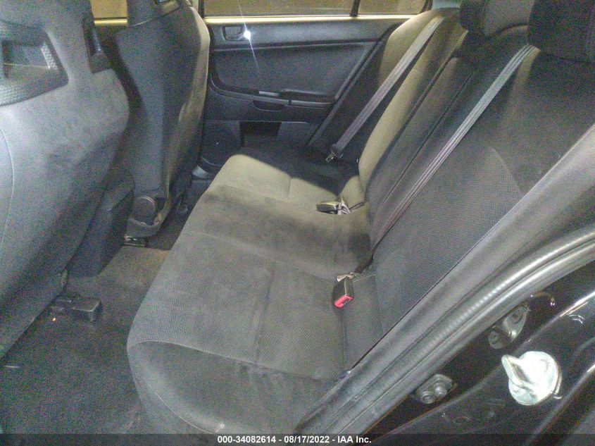 2013 MITSUBISHI LANCER EVOLUTION GSR JA32W8FV6DU023272