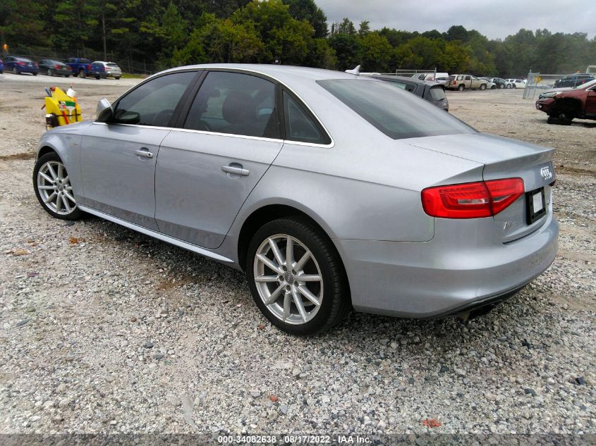 2015 AUDI A4 PREMIUM WAUBFAFL0FN002208