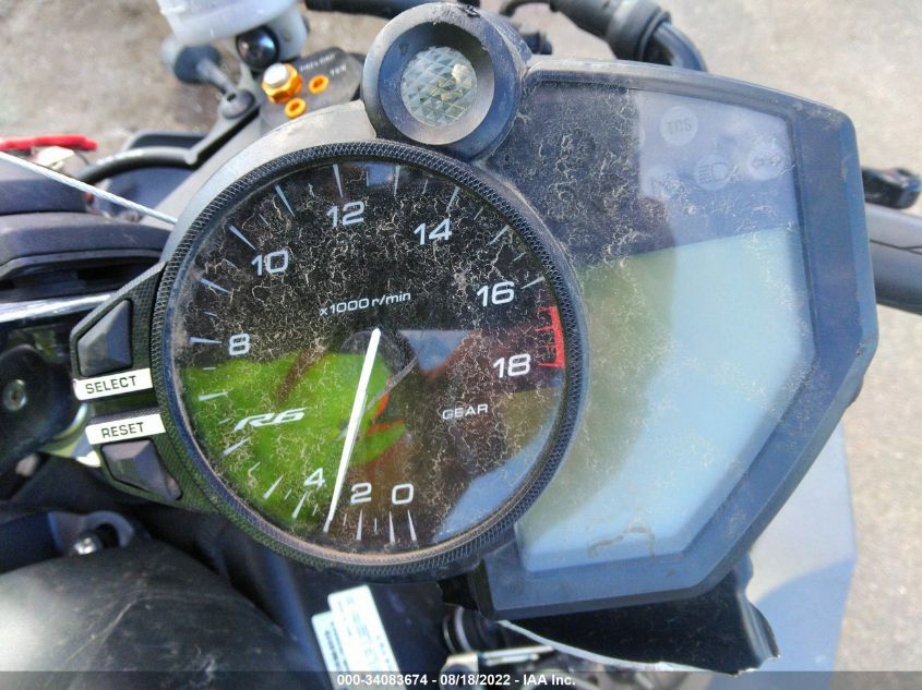 2019 YAMAHA YZFR6 JYARJ28E9KA004797