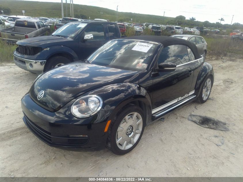 2014 VOLKSWAGEN BEETLE CONVERTIBLE 2.5L W/SOUND/NAV 3VW5P7AT8EM806365