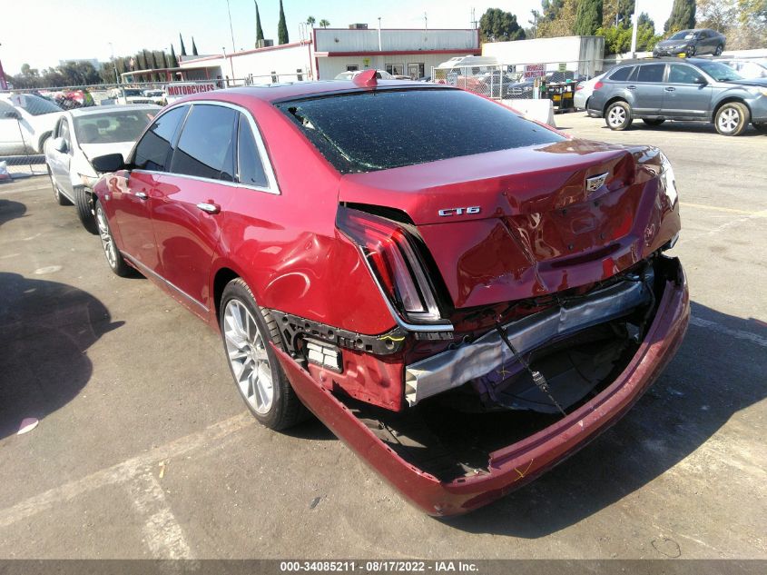2018 CADILLAC CT6 SEDAN LUXURY RWD 1G6KC5RX5JU113498