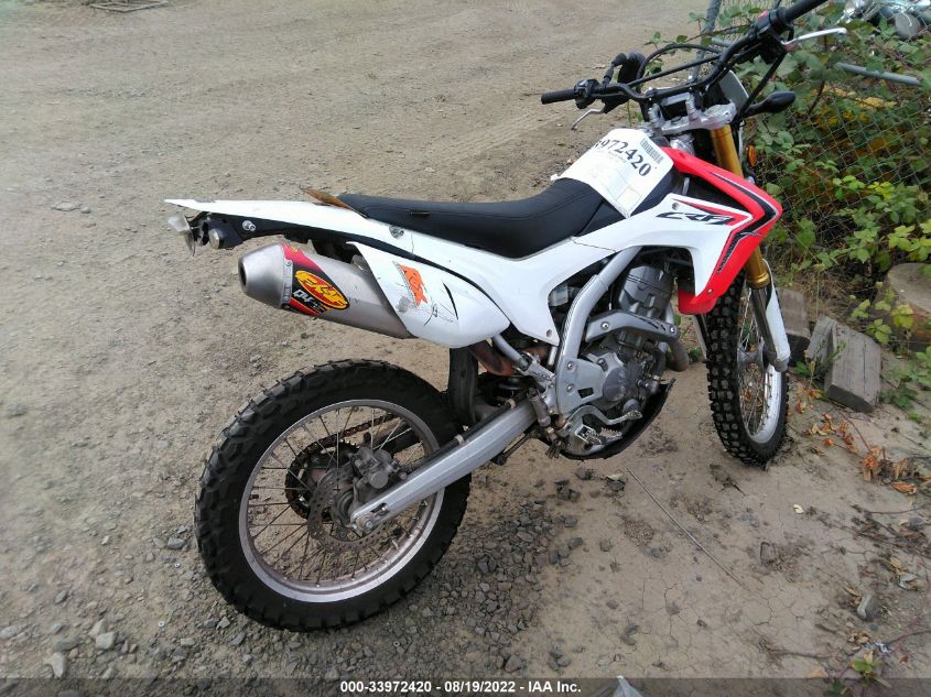 2014 HONDA CRF250 L MLHMD3814E5103238