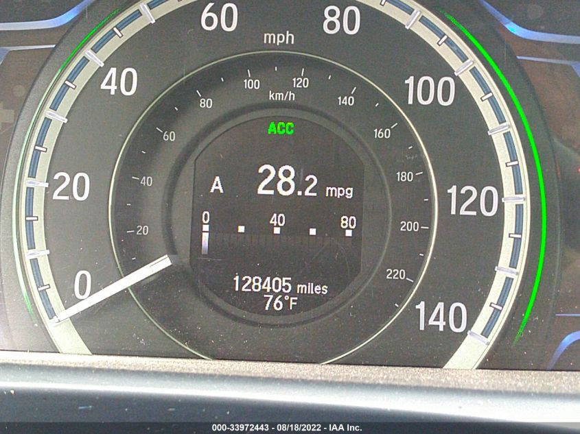 2014 HONDA ACCORD HYBRID TOURING 1HGCR6F72EA003544