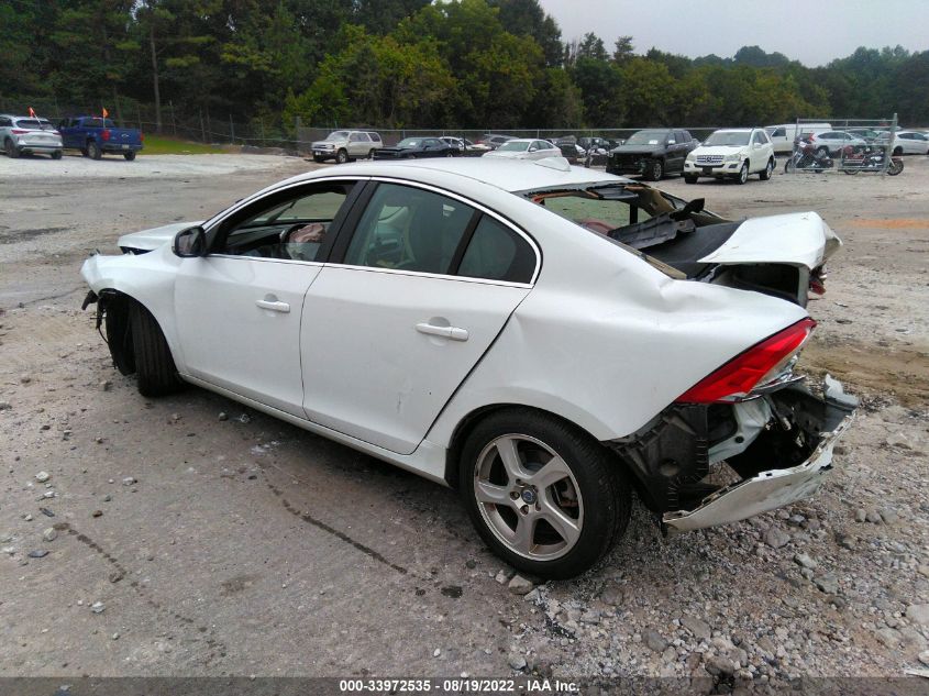 2013 VOLVO S60 T5 YV1612FS7D2180285