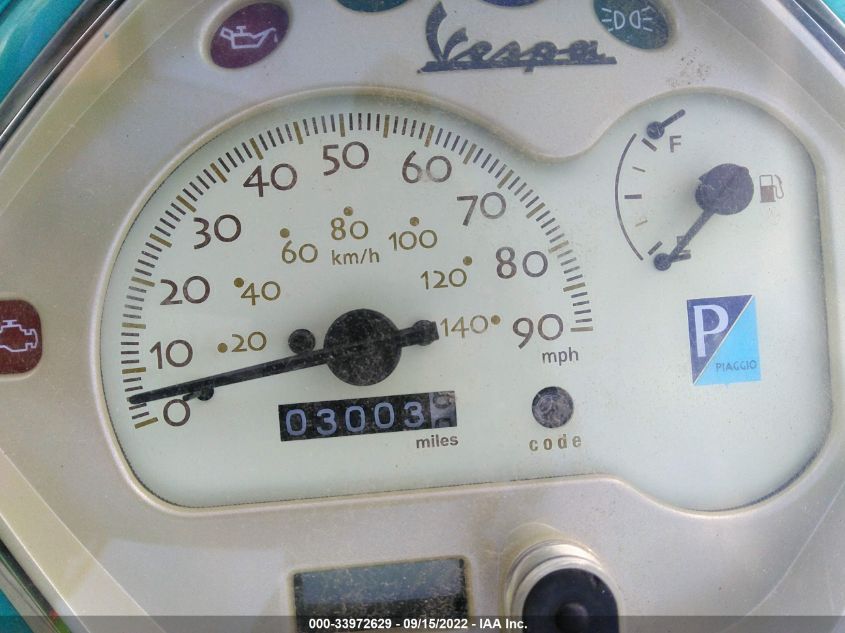 2013 VESPA LX 150IE ZAPM688F7D5002763