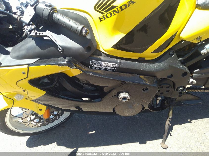 2002 HONDA CBR600 F4 JH2PC35092M310215