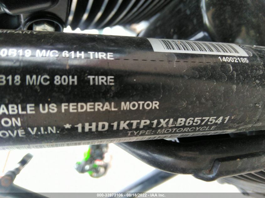 2020 HARLEY-DAVIDSON FLTRXS 1HD1KTP1XLB657541