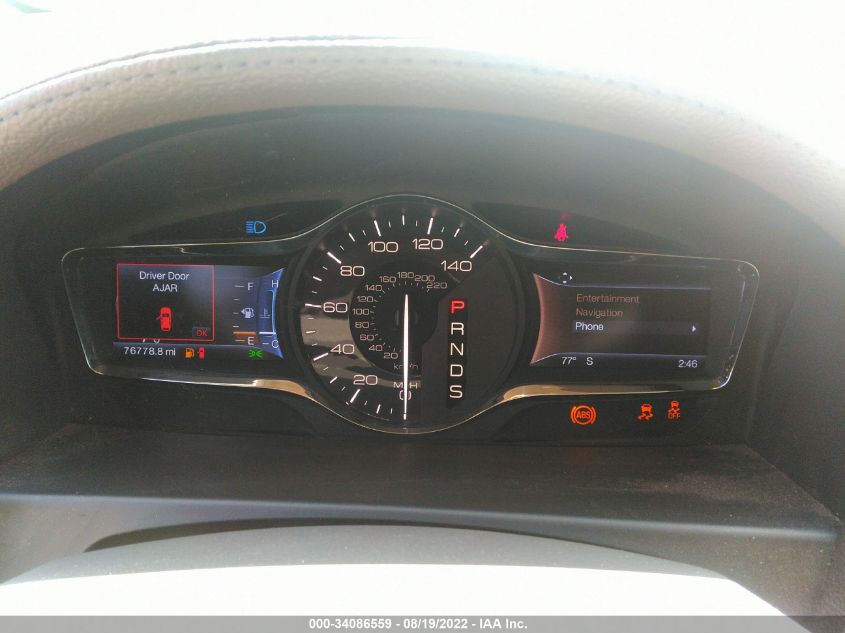 2014 LINCOLN MKX 2LMDJ6JK9EBL01003