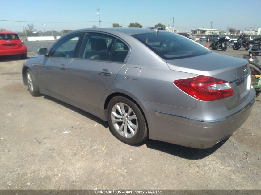 2013 HYUNDAI GENESIS 3.8L KMHGC4DD2DU242647