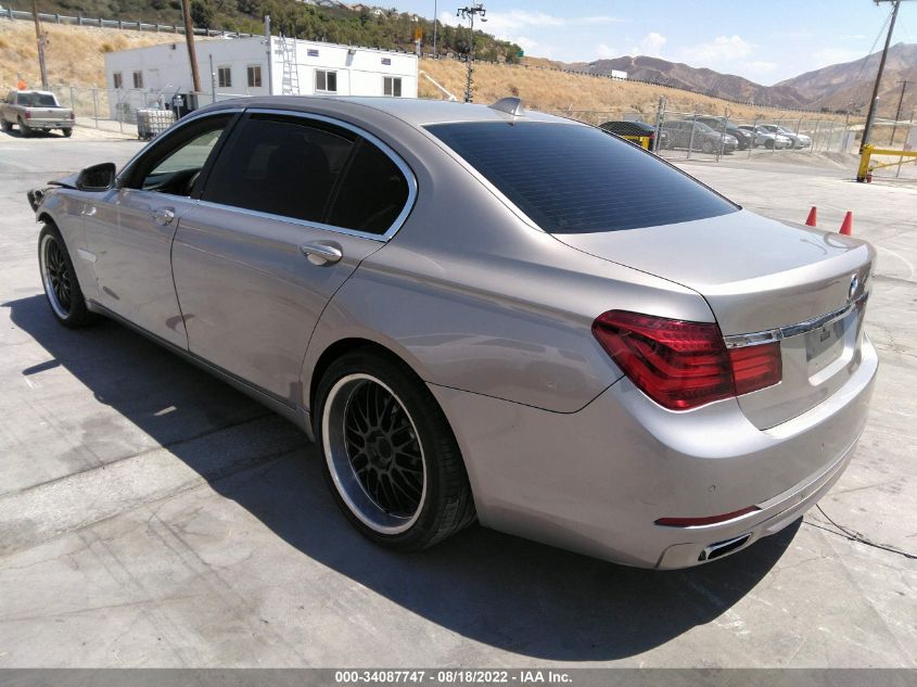 2013 BMW 7 SERIES 740LI WBAYE4C56DDW22505