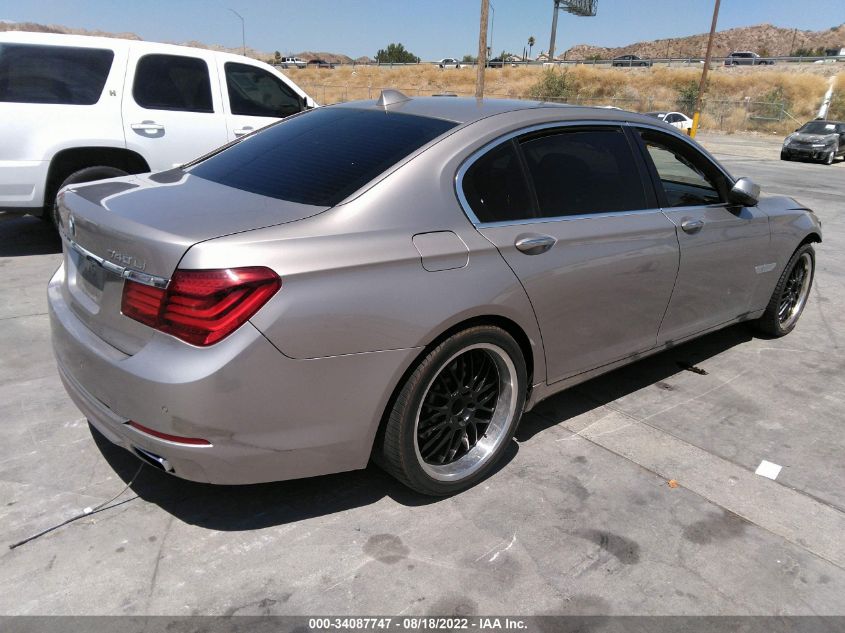 2013 BMW 7 SERIES 740LI WBAYE4C56DDW22505