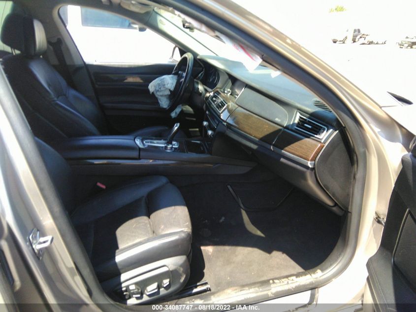 2013 BMW 7 SERIES 740LI WBAYE4C56DDW22505