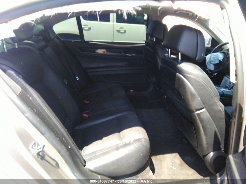 2013 BMW 7 SERIES 740LI WBAYE4C56DDW22505
