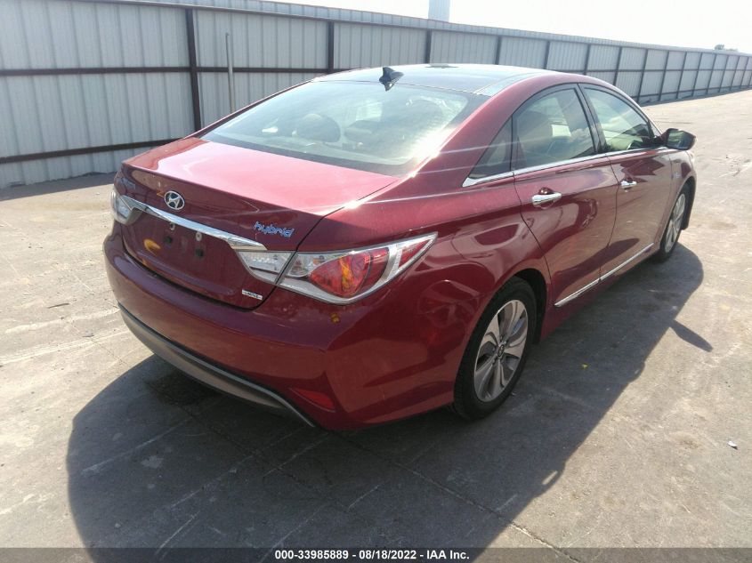 2015 HYUNDAI SONATA HYBRID LIMITED KMHEC4A49FA121145